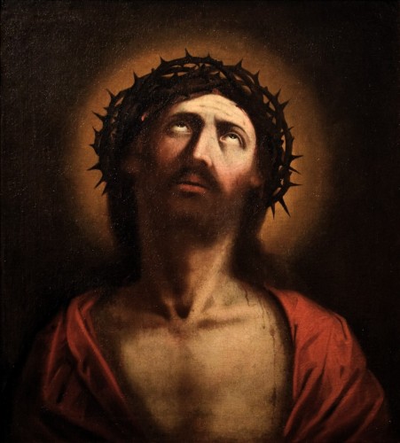« Ecce Homo » - école italienne du 17e siècle, entourage de Guido Reni